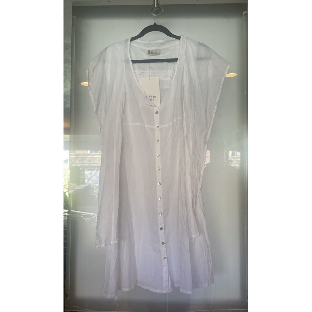 Mais Il Est Ou Le Soleil Buttondown Mini Dress S